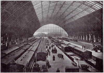 St Pancras Station: the interior